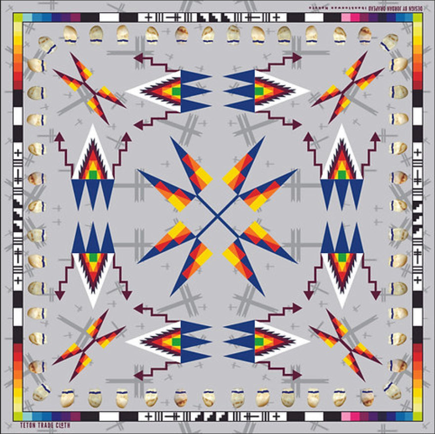 Jordan Drapeau Designed Satin Scarf