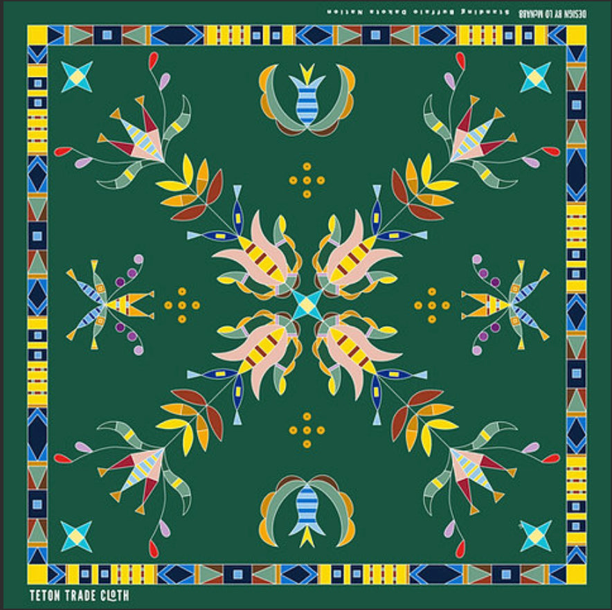 Lo McNabb Designed Satin Scarf