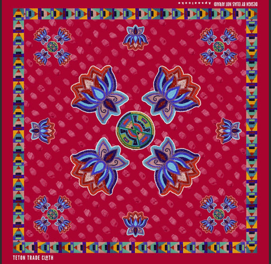 Elias Jade Not Afraid Designed Satin Scarf Bandana
