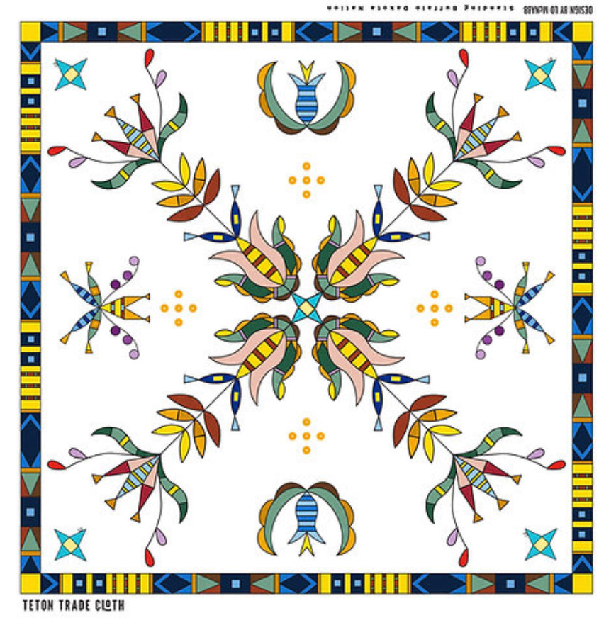 Lo McNabb Designed Satin Scarf