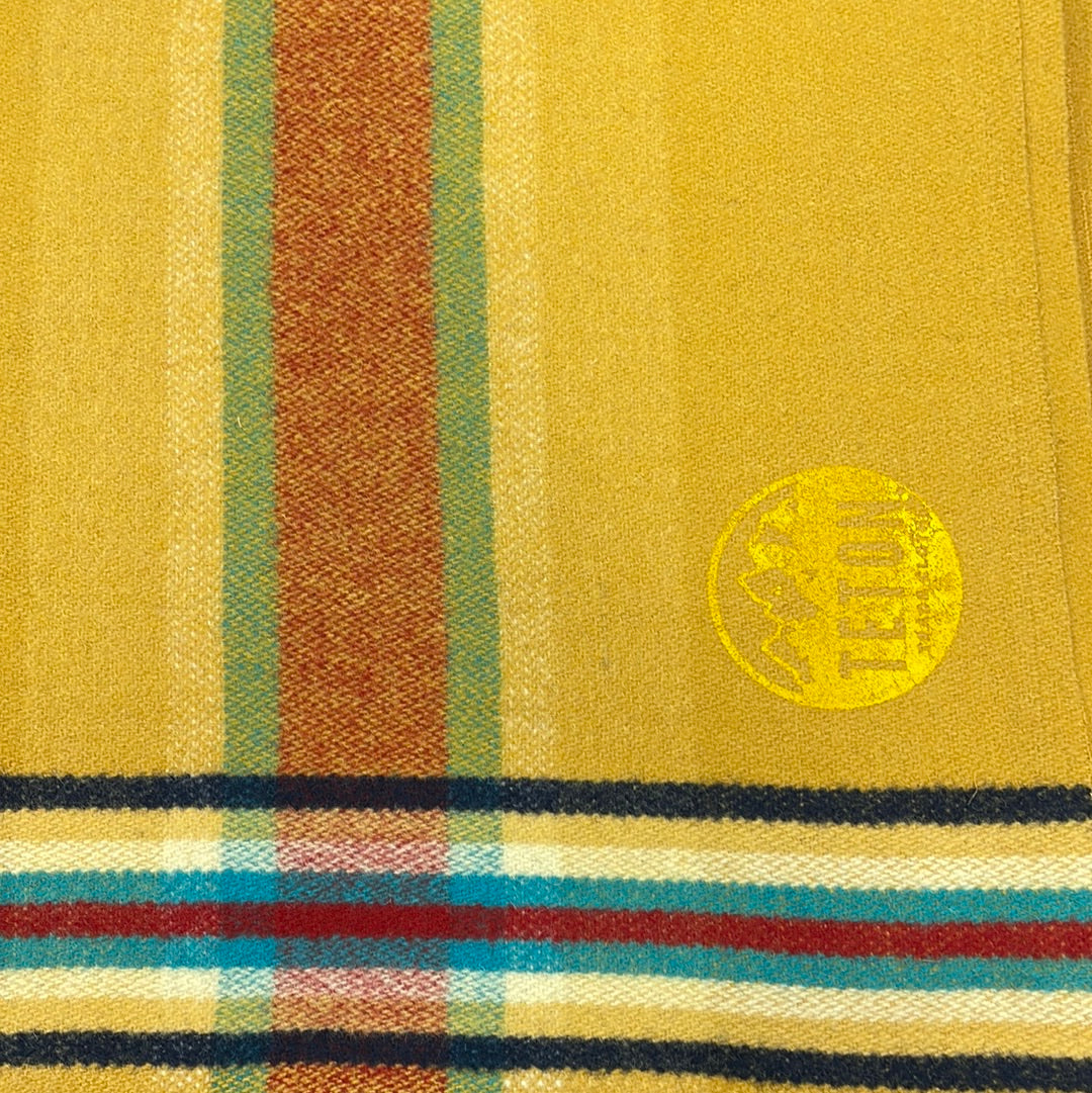 Ten Band Four Way Blanket Gold