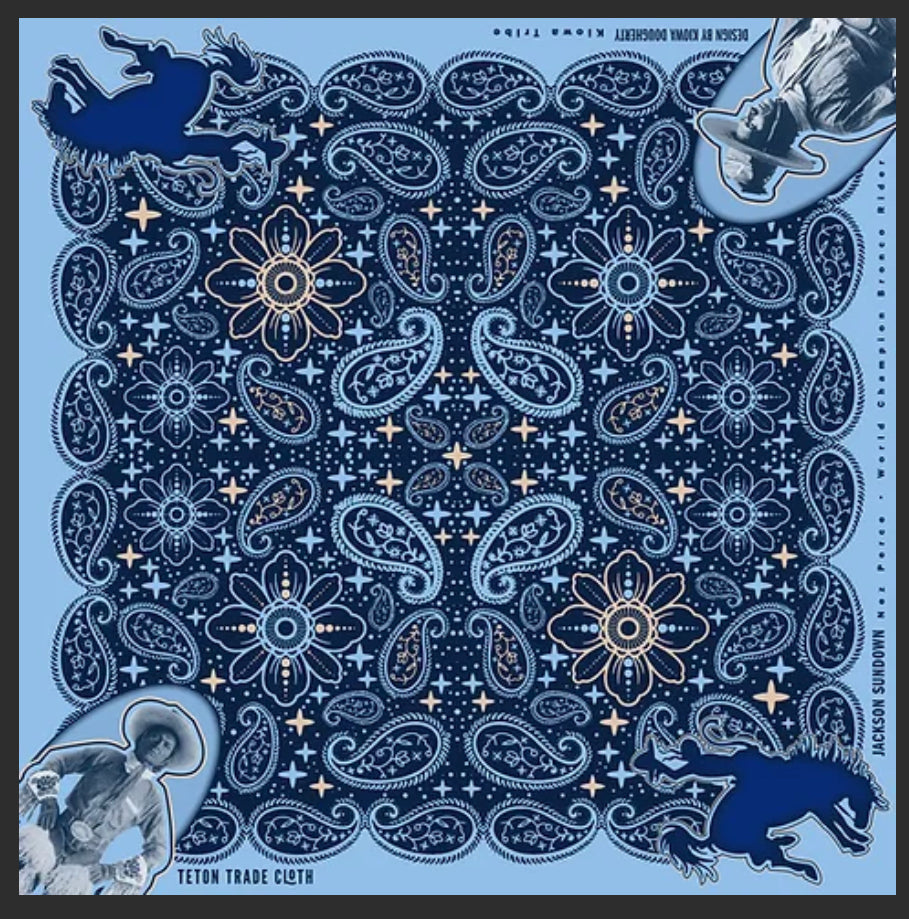 Jackson Sundown Designed Satin Scarf