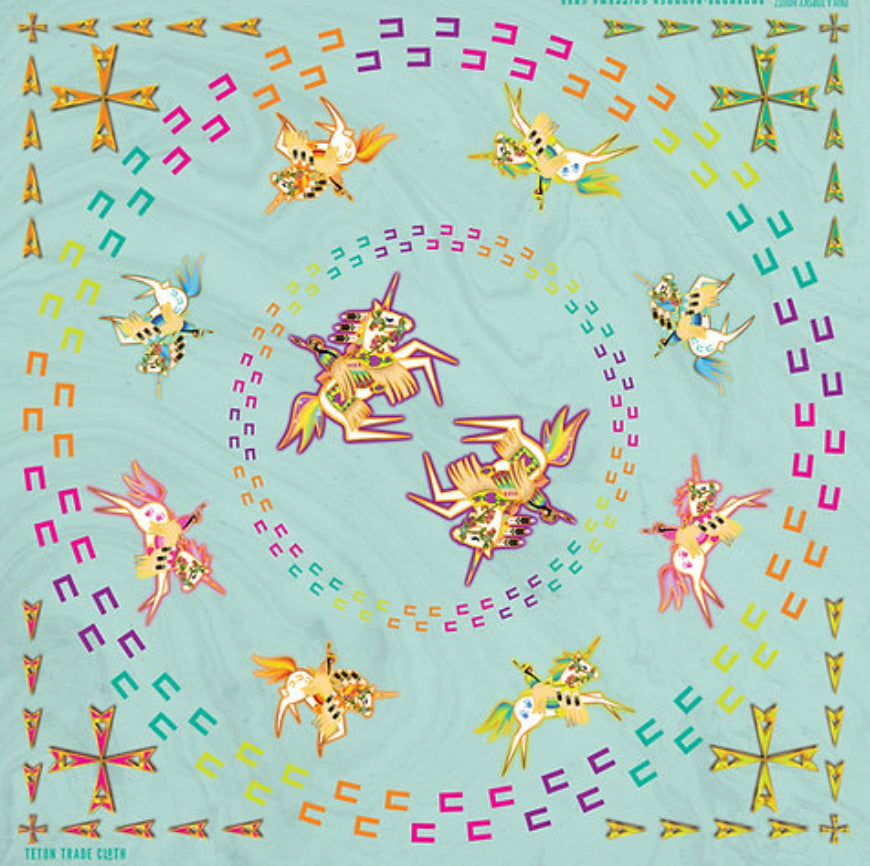 Paula Top Sky Designed Cotton Bandana