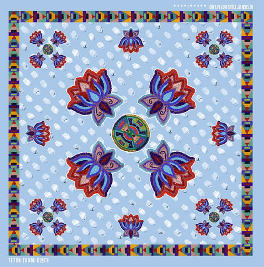 Elias Jade Not Afraid Designed Satin Scarf Bandana