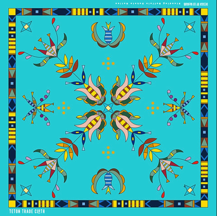 Lo McNabb Designed Satin Scarf