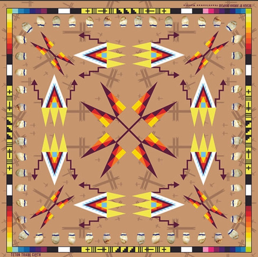 Jordan Drapeau Designed Satin Scarf