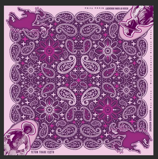 Jackson Sundown Designed Satin Scarf