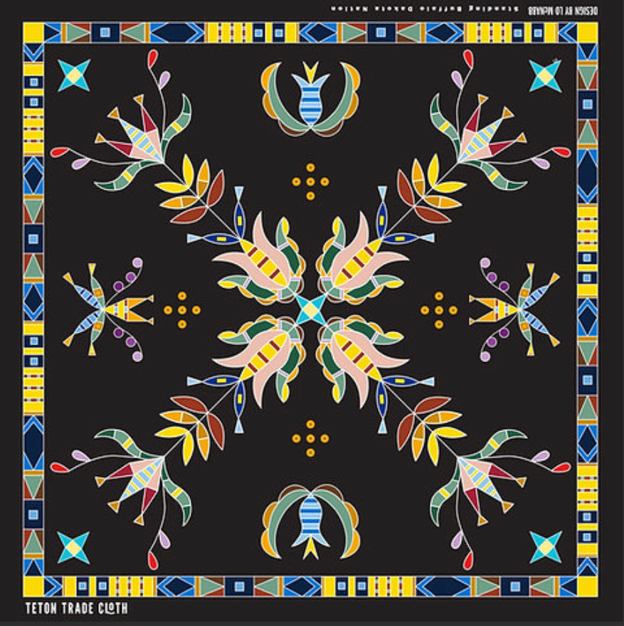 Lo McNabb Designed Satin Scarf