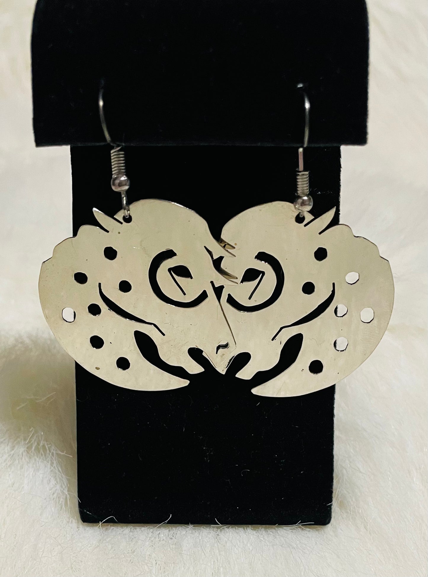 Spotted Warrior Pony Earrings