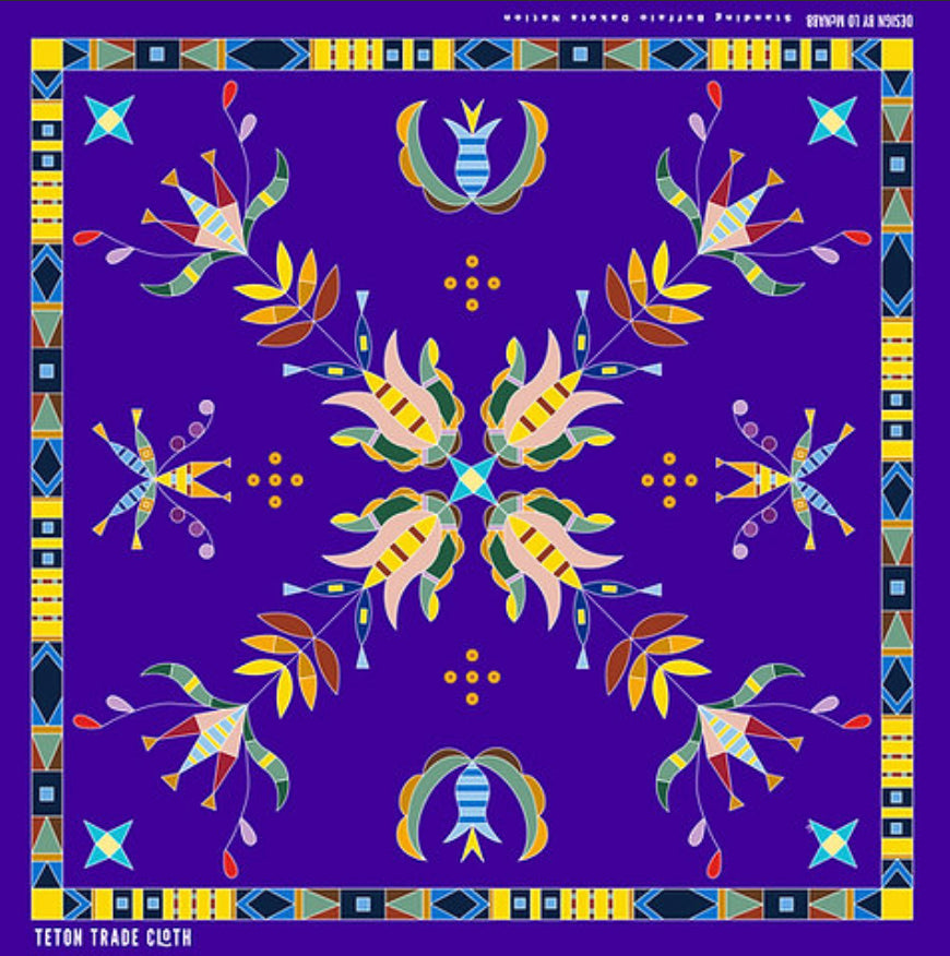 Lo McNabb Designed Satin Scarf