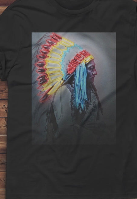 Neon Chief Black Tee-Shirt