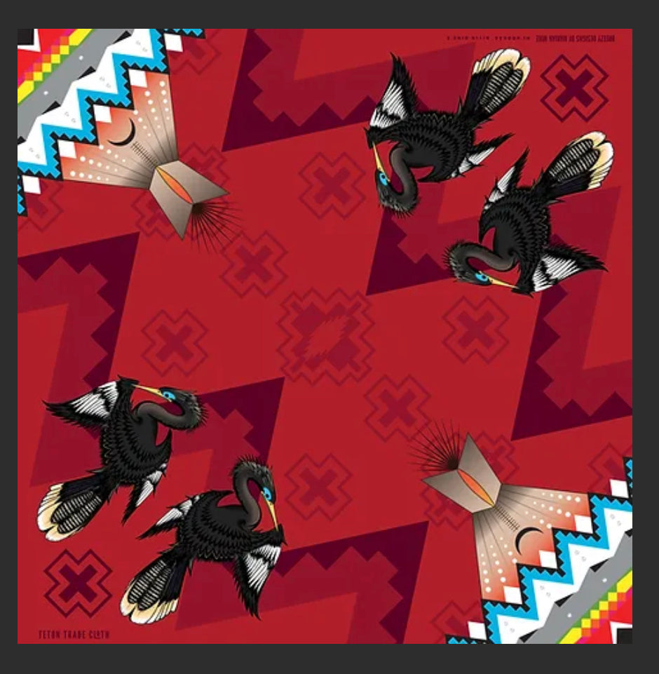 Marion Mike Designed Satin Scarf