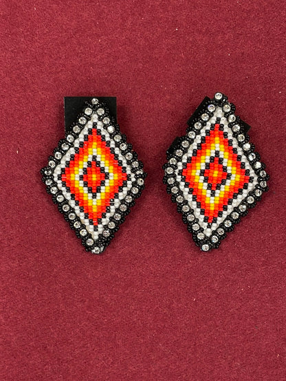 Black Sunrise Color Beaded Diamond set