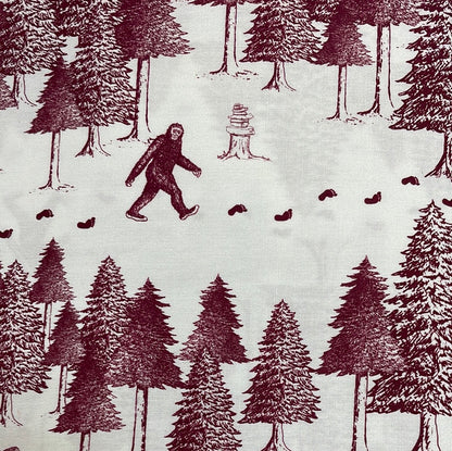 Bigfoot Cotton Fabric by Pete
Buffalohead for Teton Trade Clo