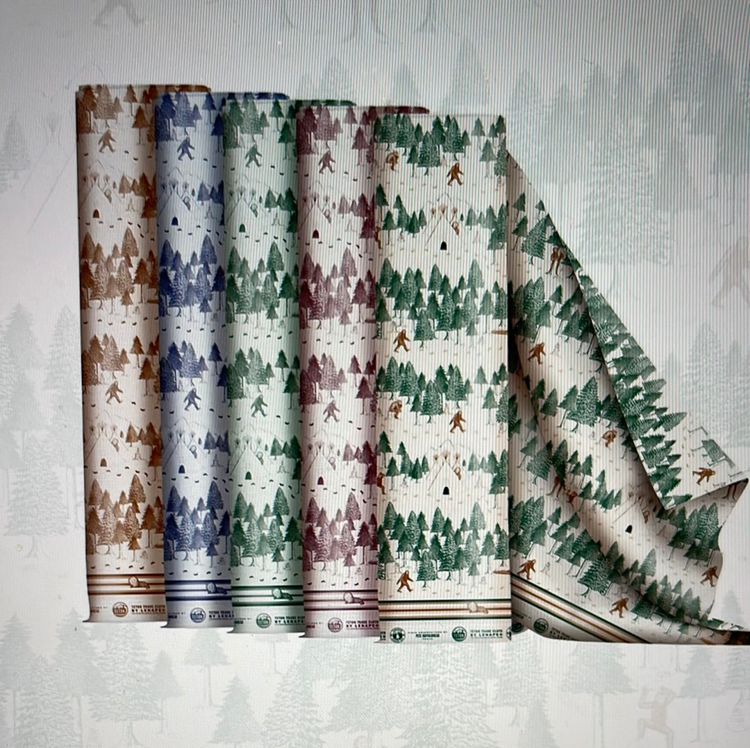 Bigfoot Cotton Fabric by Pete
Buffalohead for Teton Trade Clo