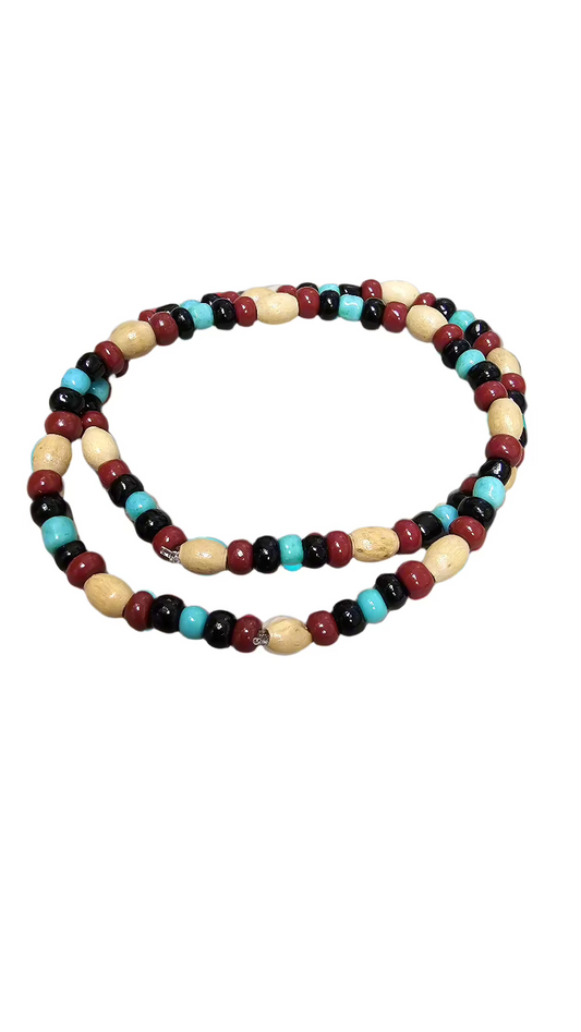 Ghost Bead Double Bracelet Set