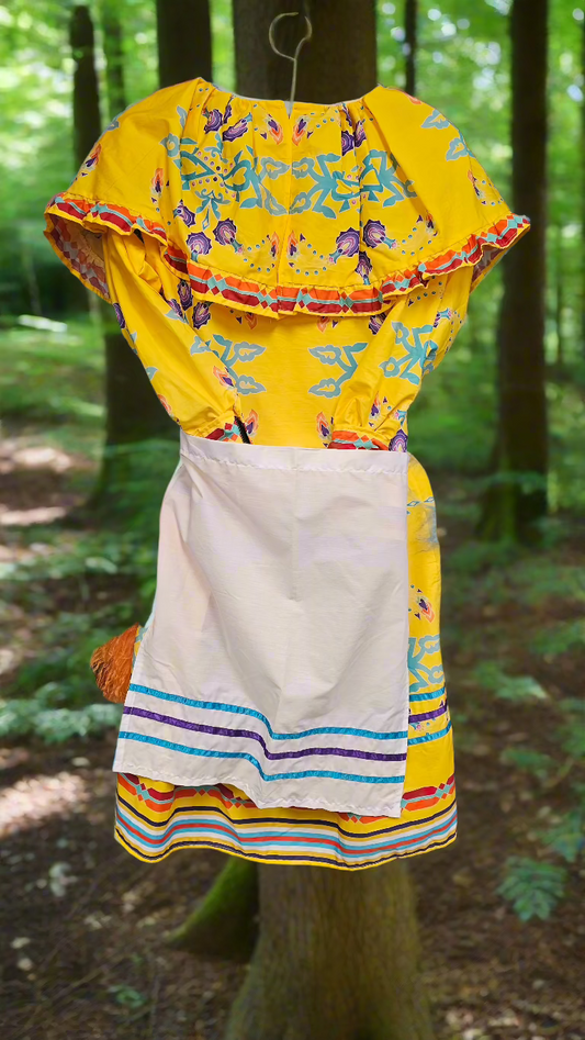 Day Dress Yellow Floral Youth