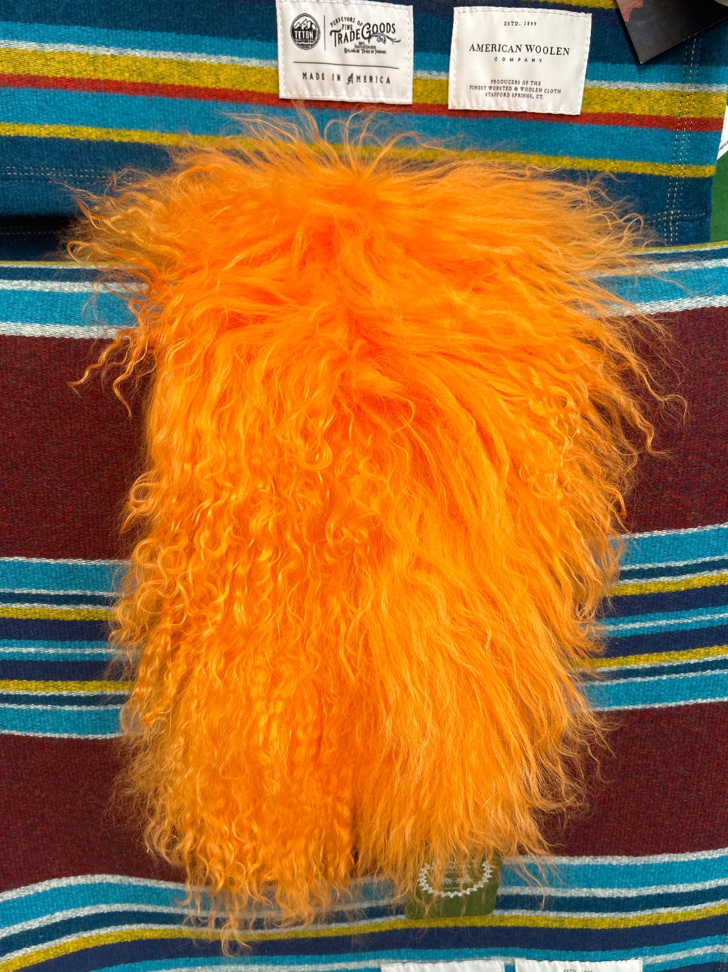 Angora Hide/Fur Sunshine Orange