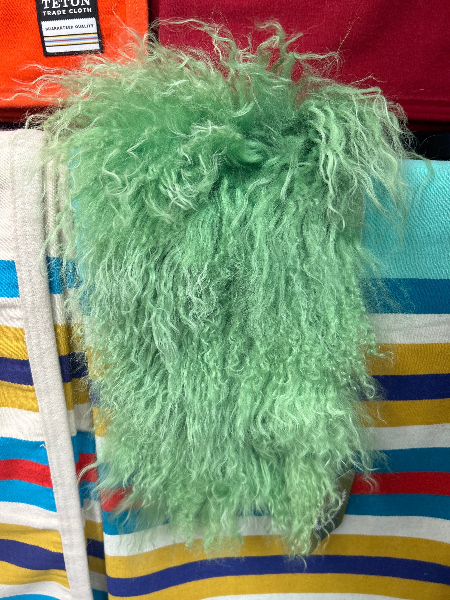 Angora Hide/Fur Neon Green