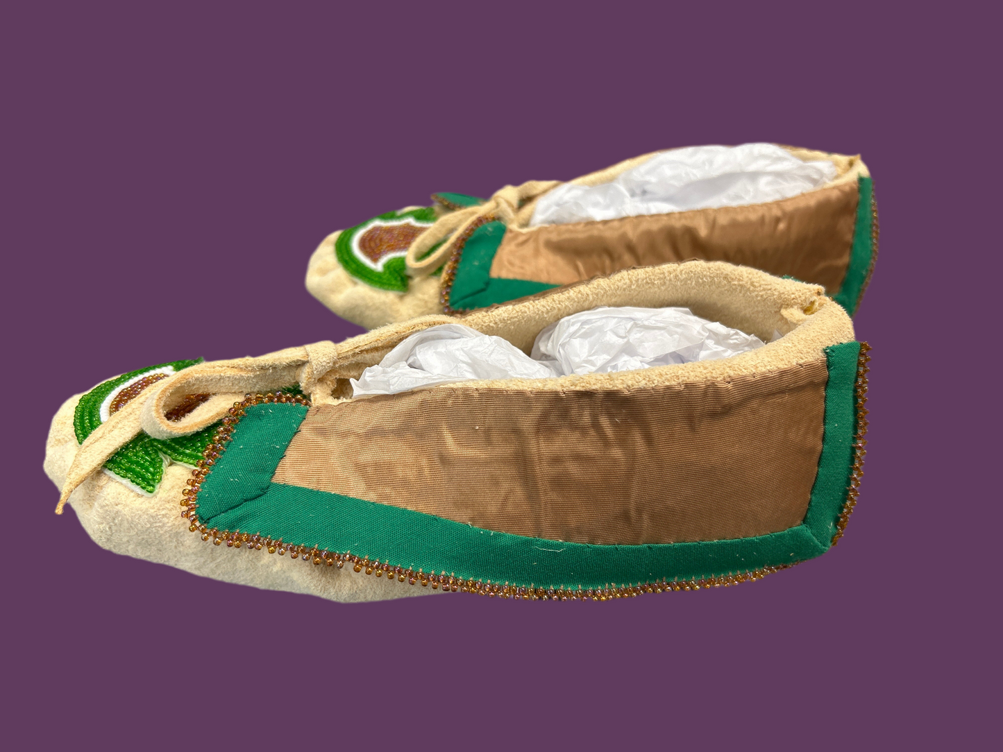 Moccasins Smokey Gold & Green