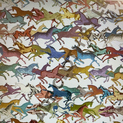 Ledger Horses Cotton Fabric
designed by Tom Haukaas