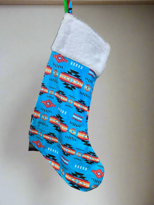 Christmas Stocking Blue