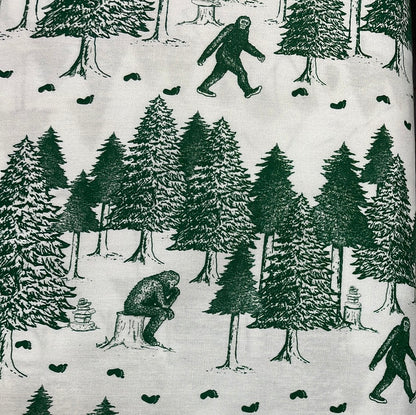 Bigfoot Cotton Fabric by Pete
Buffalohead for Teton Trade Clo