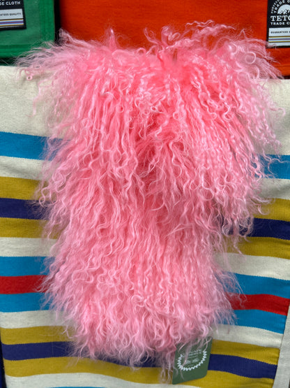 Angora Hide/Fur Conch Pink