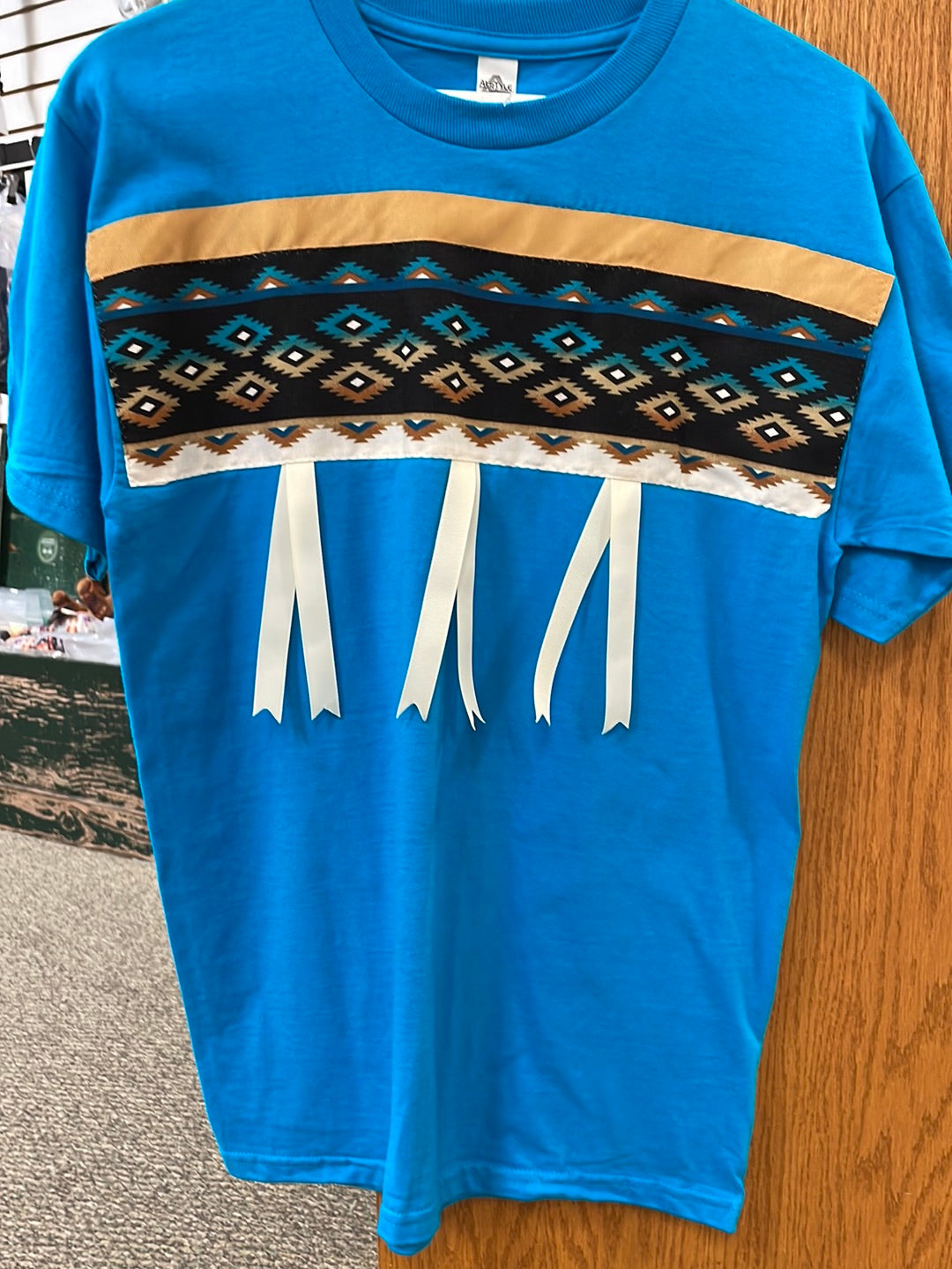 Native print shirts