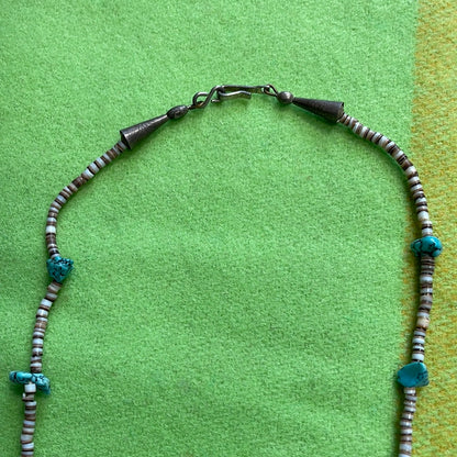 Turquoise & Shell Necklace