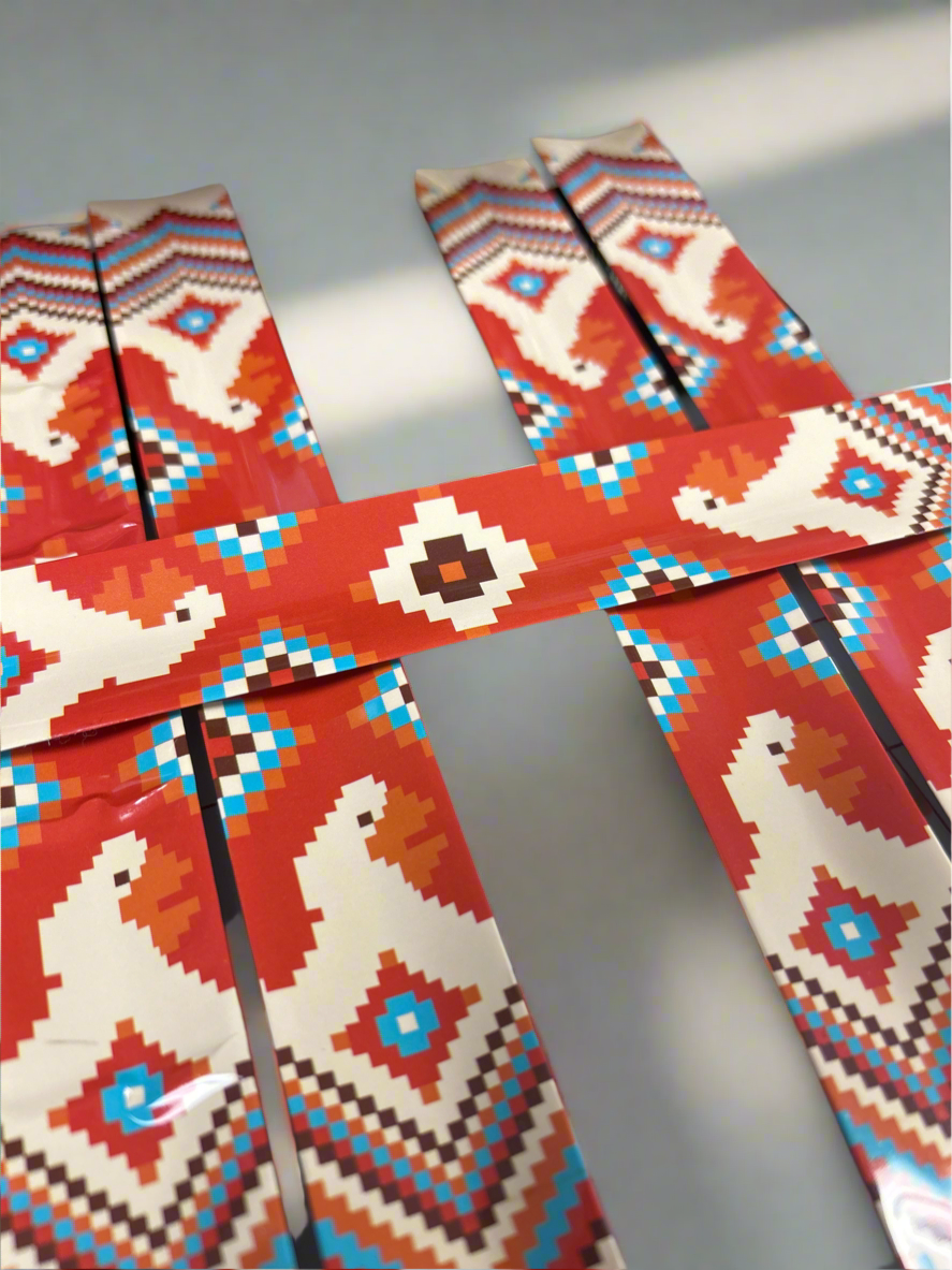 Native Print Slap Bracelet Diamonds