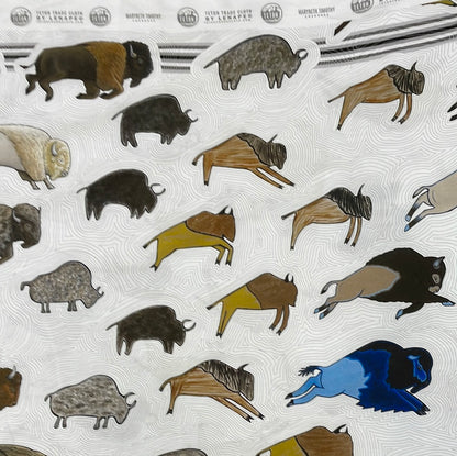 Bison Cotton Fabric by Marybeth
Timothy for Teton Trade Cloth