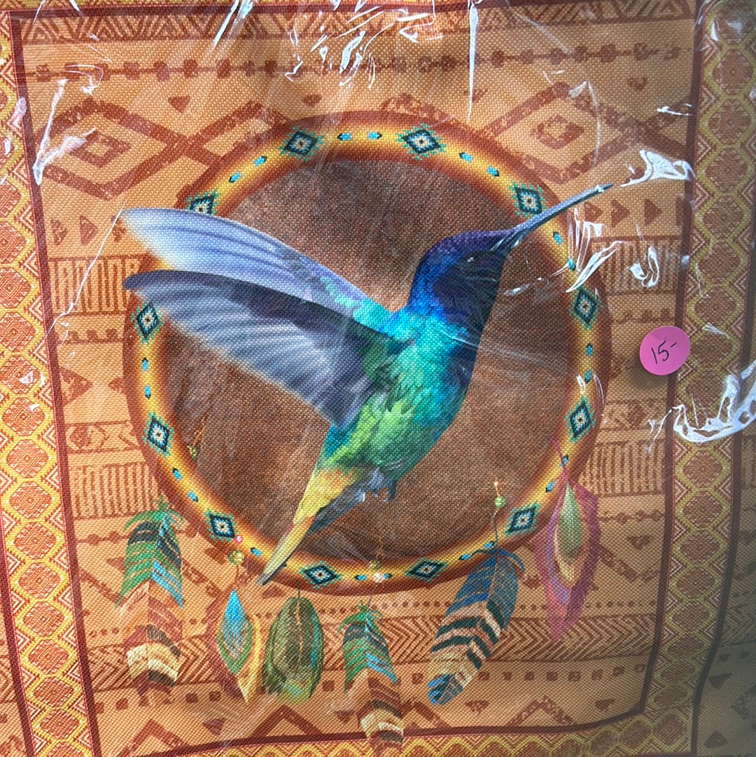 Humming Bird Tote Bag “Orange” – Lenape Reserve