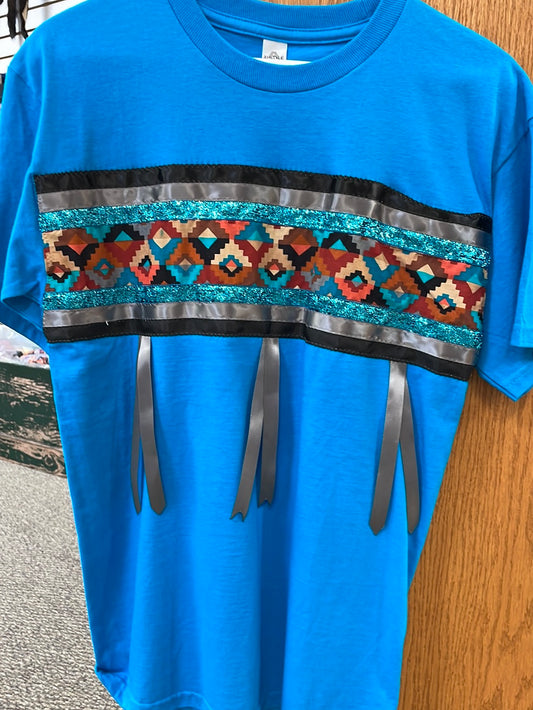 Native print shirts