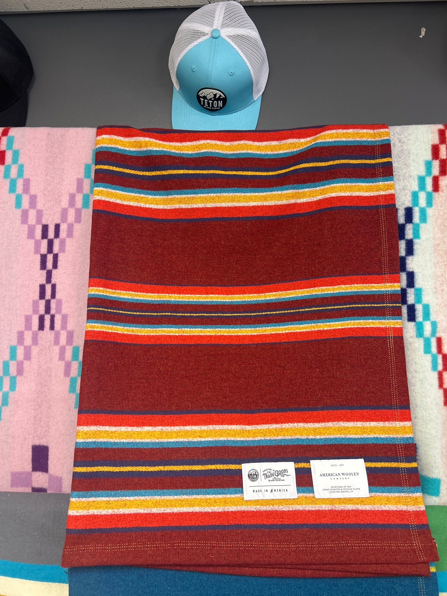 American Serape Red