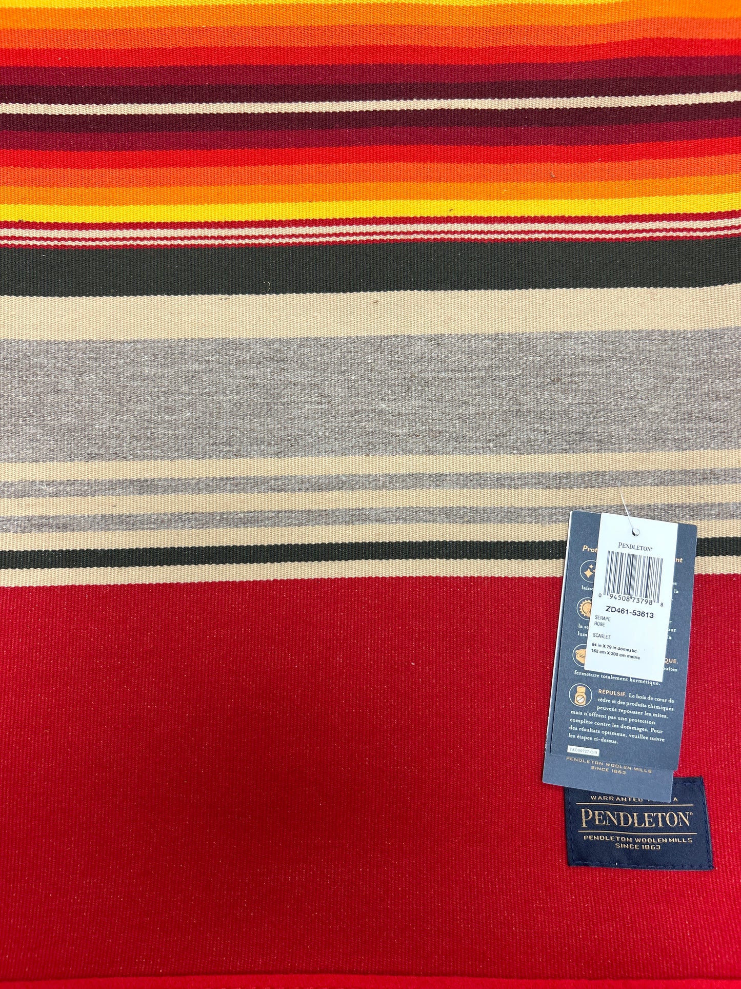 Pendleton Serape Scarlet