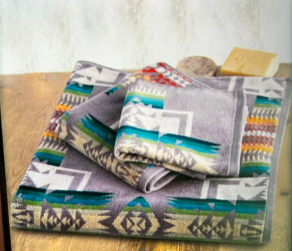 Pendleton 3pc Towel Set Grey