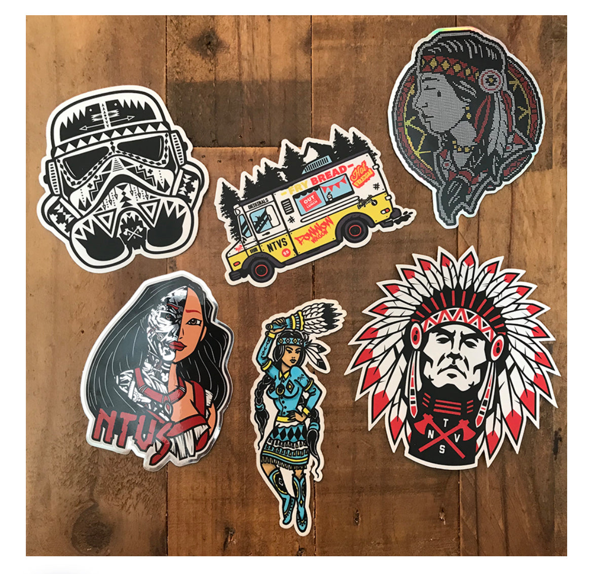 Robohontas Sticker