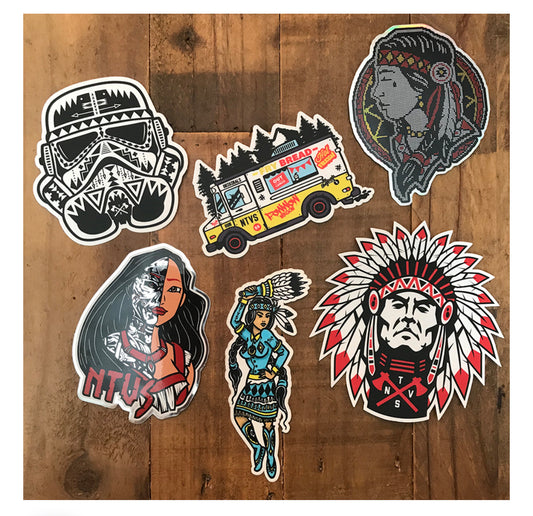 NTVs Frybread Truck Sticker