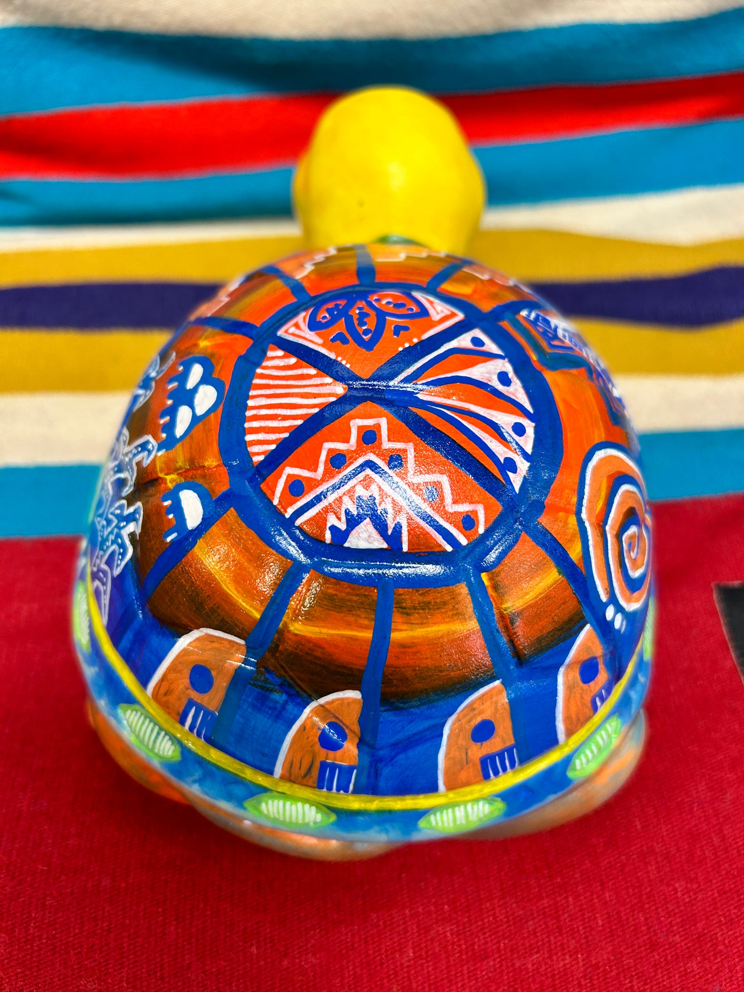 Ceramic Turtle, Painted