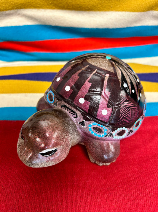 Ceramic Turtle, Hand Painted