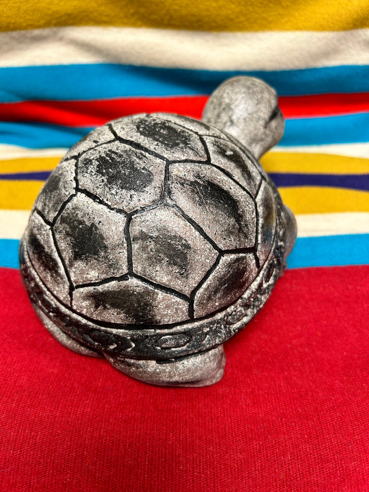 Ceramic Turtle Silver & Black