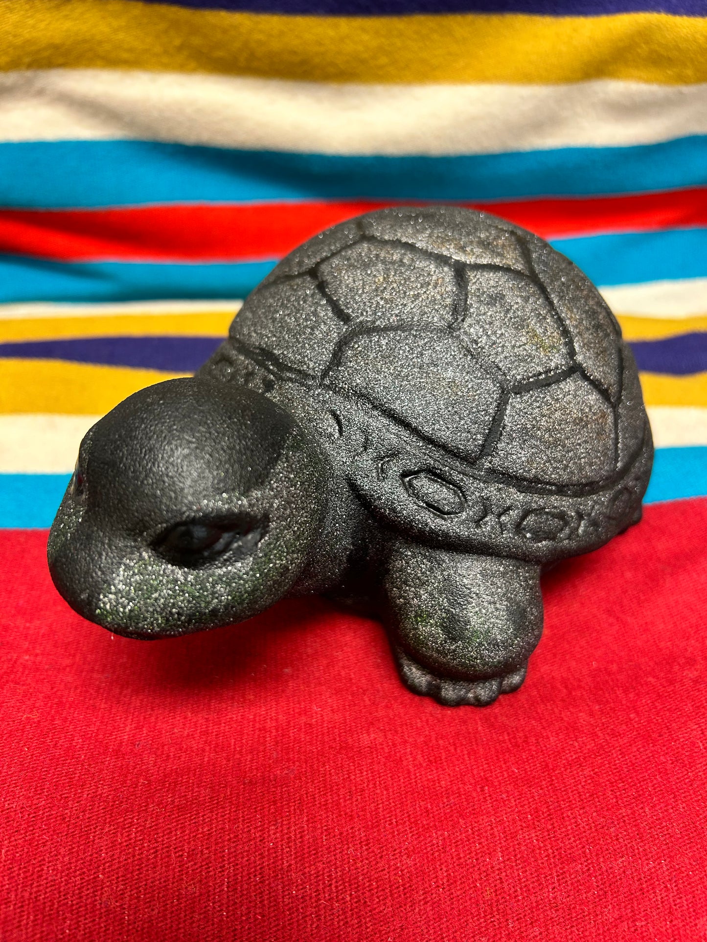 Ceramic Turtle Black Metallic