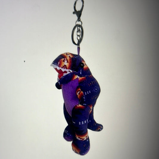 Plush Dinosaur Keychain “Blue”