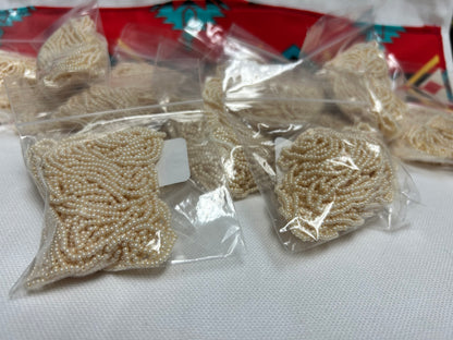 Czech Seed Beads Ivory 12/0