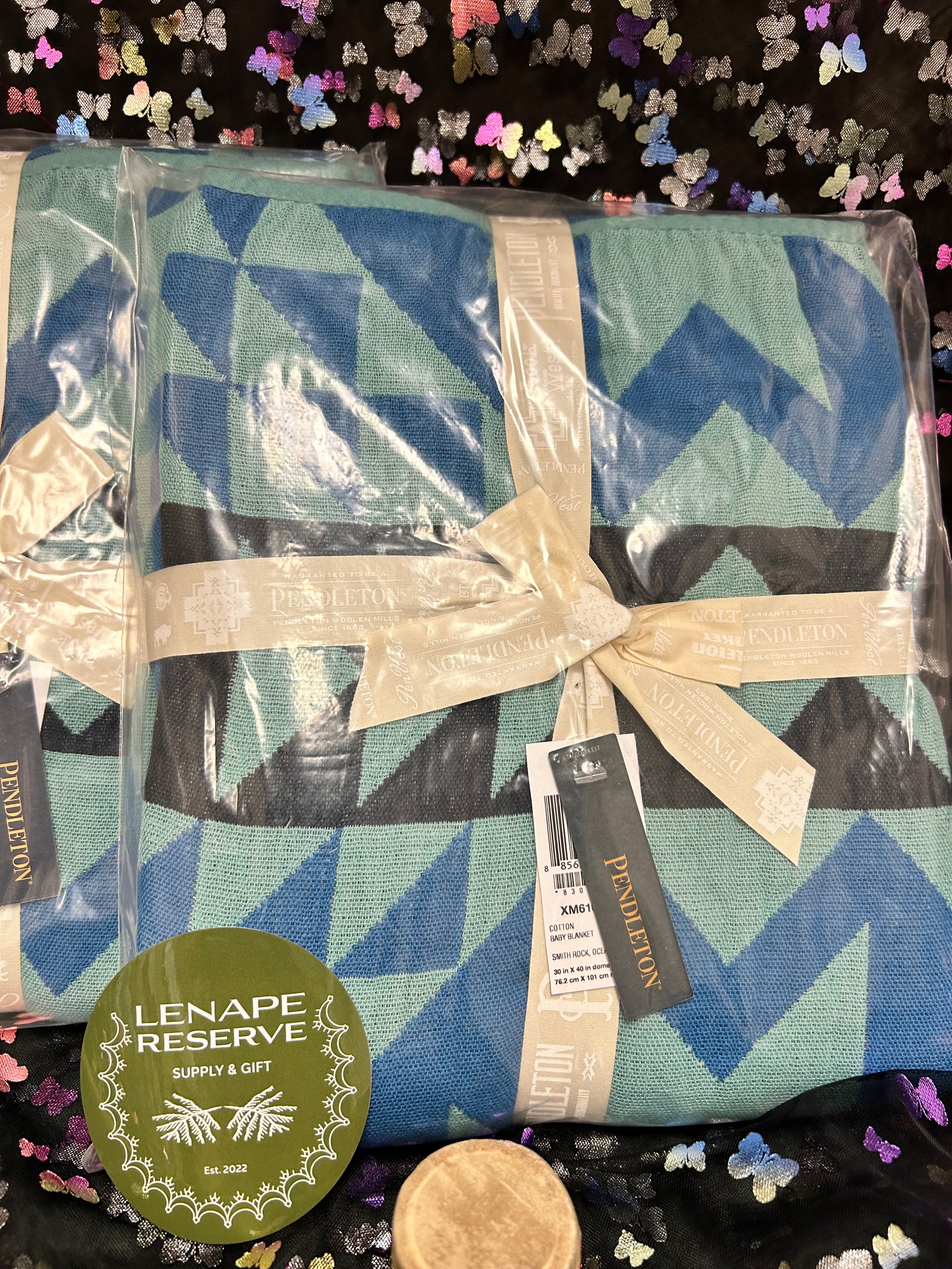 Pendleton Baby Blanket Smith Rock Ocean – Lenape Reserve
