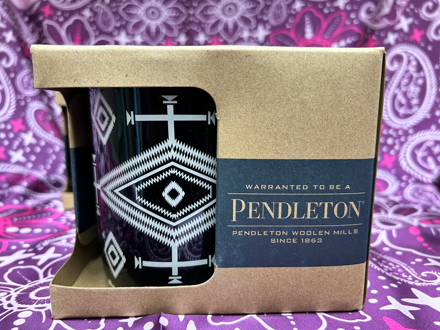 Pendleton Mug Los Ojos Black