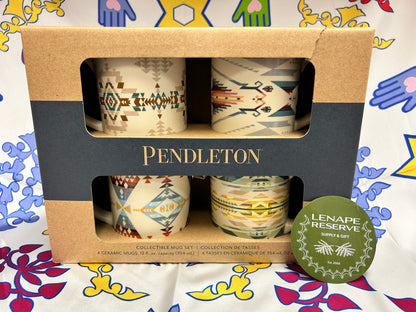 Pendleton 4pc Mug Set