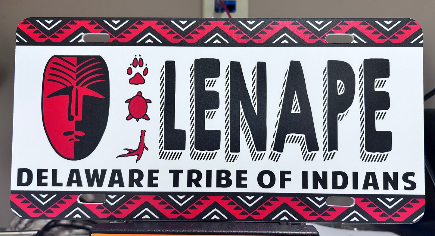 Delaware Tribe License Plates