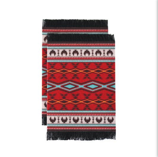 Blanket Coasters (Set of 2) - Salish Weaving Collection - Spirit of the Sky